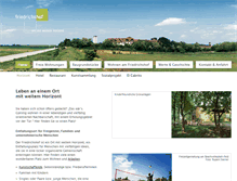 Tablet Screenshot of friedrichshof.at